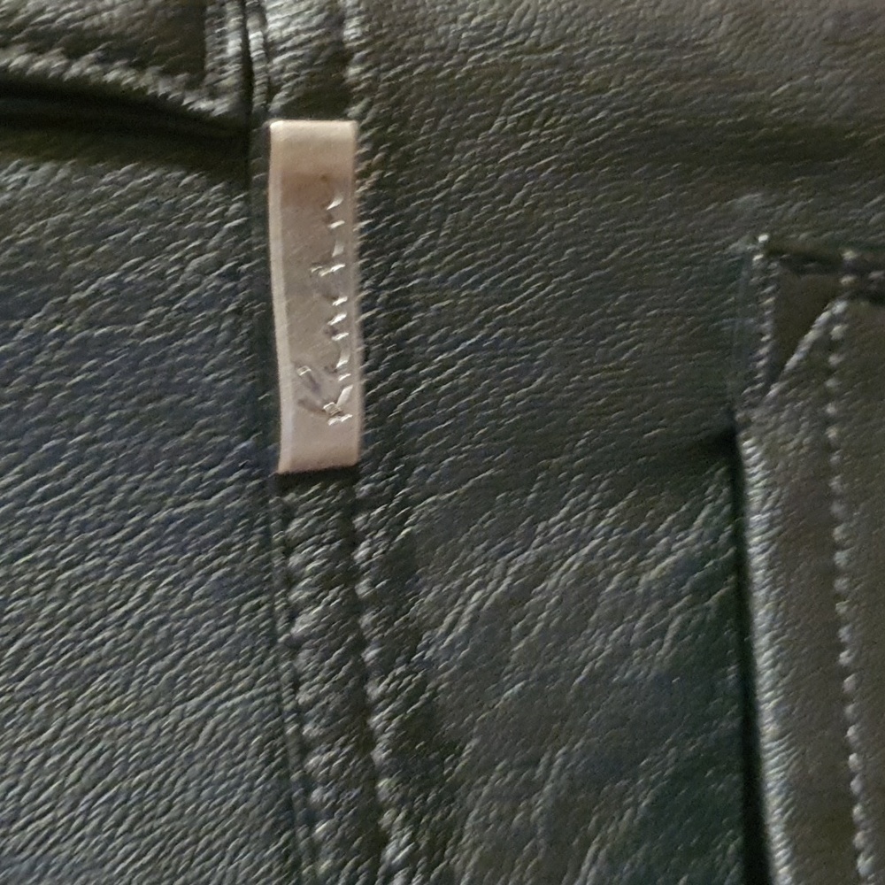KanCan Janet High Rise Faux Leather Ankle Skinny Pants sz 13/30 - Picture 7 of 8